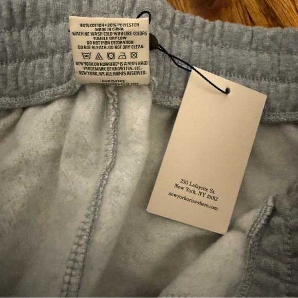 NEW NYON New York or Nowhere Signature Fleece Sweatpants Sz L - Picture 6 of 10